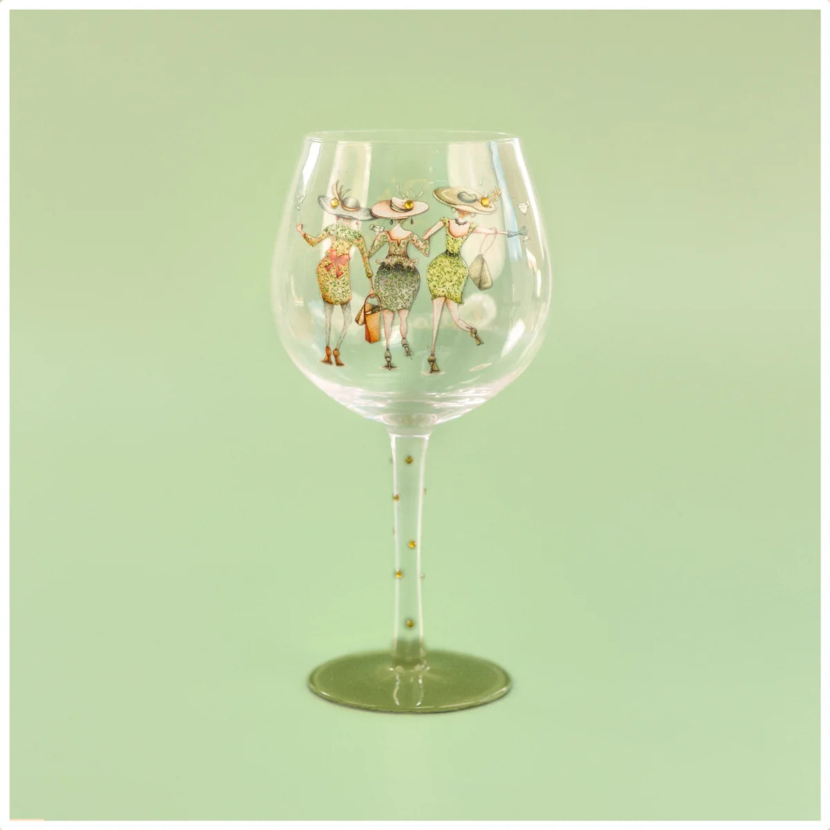 Berni Parker  Gin Glass It's Gin O' Clock