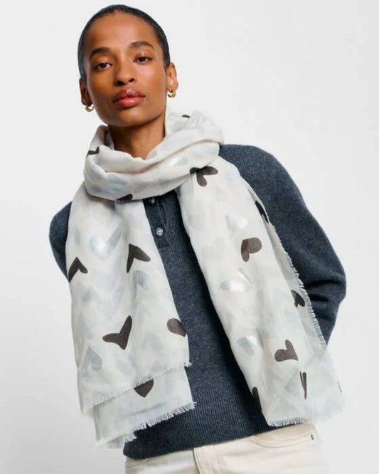 Katie Loxton Printed Foil Scarf