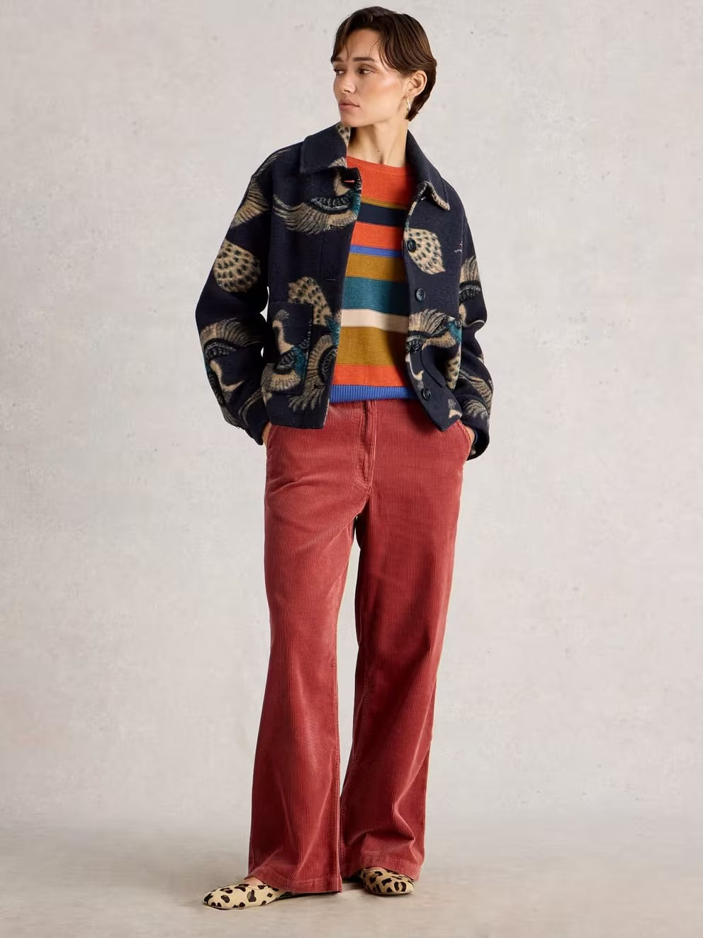 White Stuff Alexa Wool Blend Coat