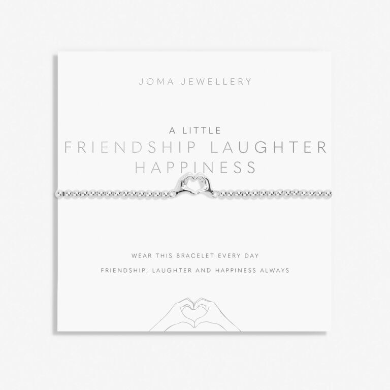 Joma Jewellery A Little 'Friendship Laughter Happiness' Bracelet