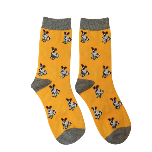Jess & Lou Tiny Terrier Bamboo Socks