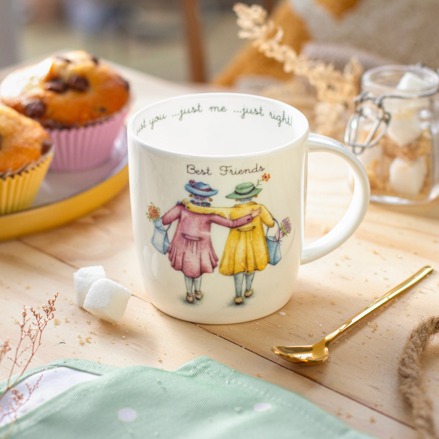Berni Parker  Fine China Mug Best Friends