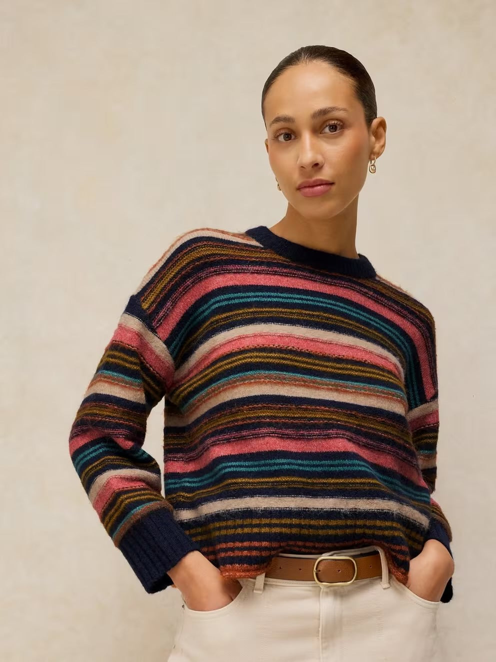 White Stuff Florence Stripe Jumper