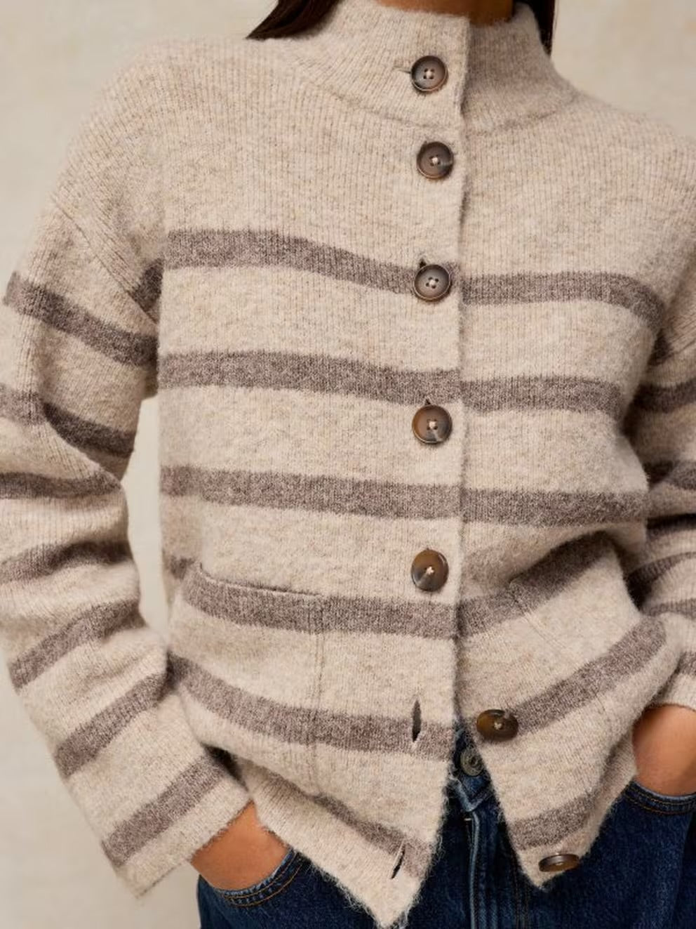 White Stuff Margot Stripe Cardigan