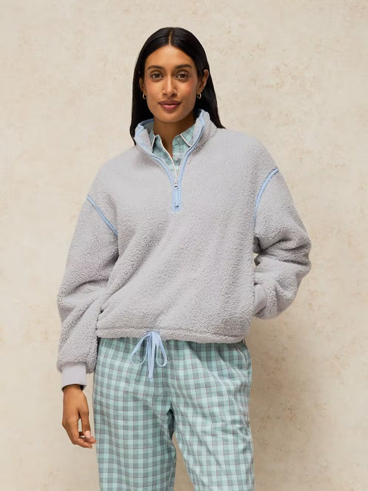 White Stuff Wren Half Zip Jumper