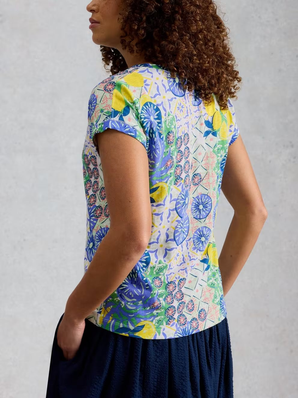White Stuff Nelly Notch Neck Tee