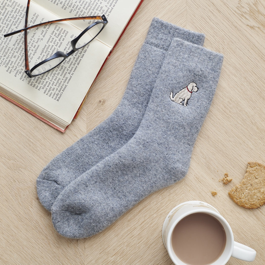 Sweet William Cockapoo/Labradoodle (Apricot)  Dog Walker Socks