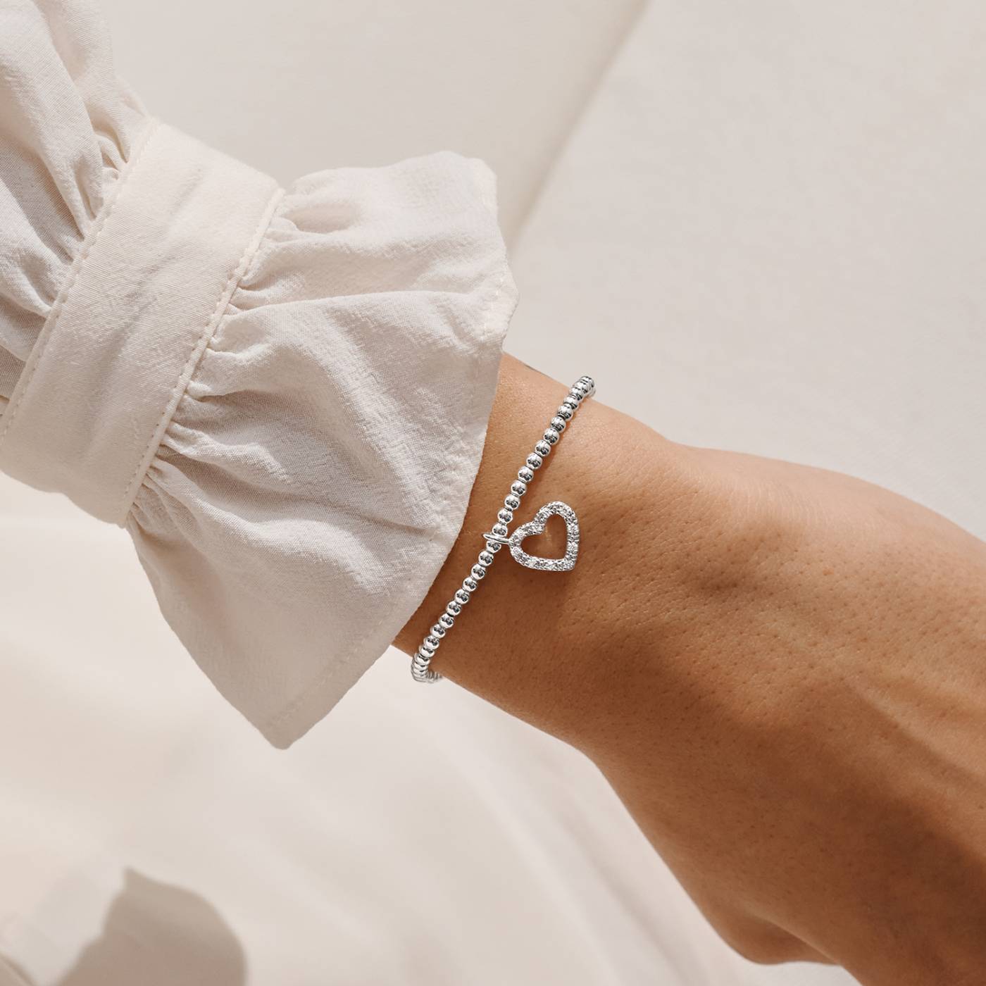 Joma Jewellery Confetti A Little 'Happy Birthday Daughter' Bracelet In Silver Plating