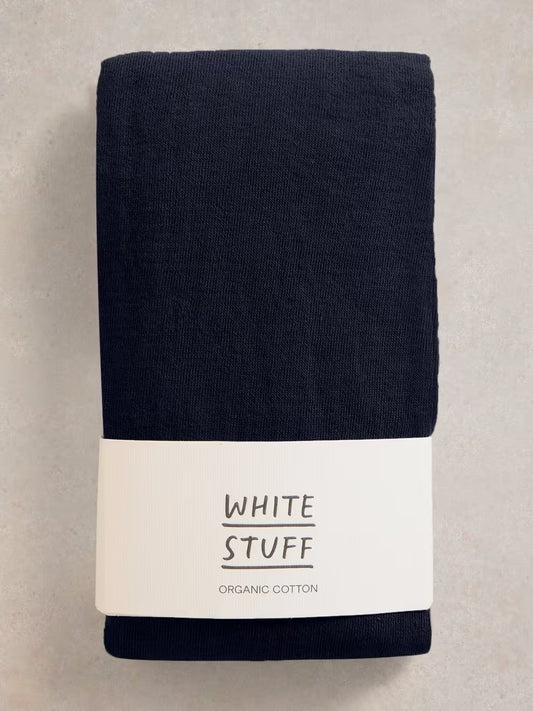 White Stuff Patty Plain Versatile Cotton Tights