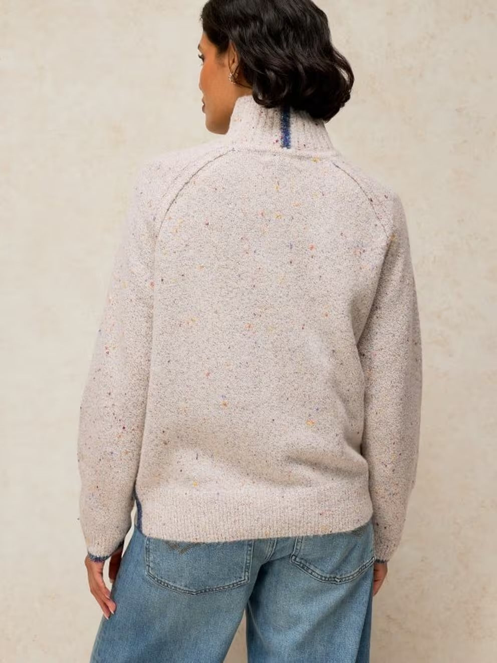 White Stuff Talia Nep High Neck Jumper