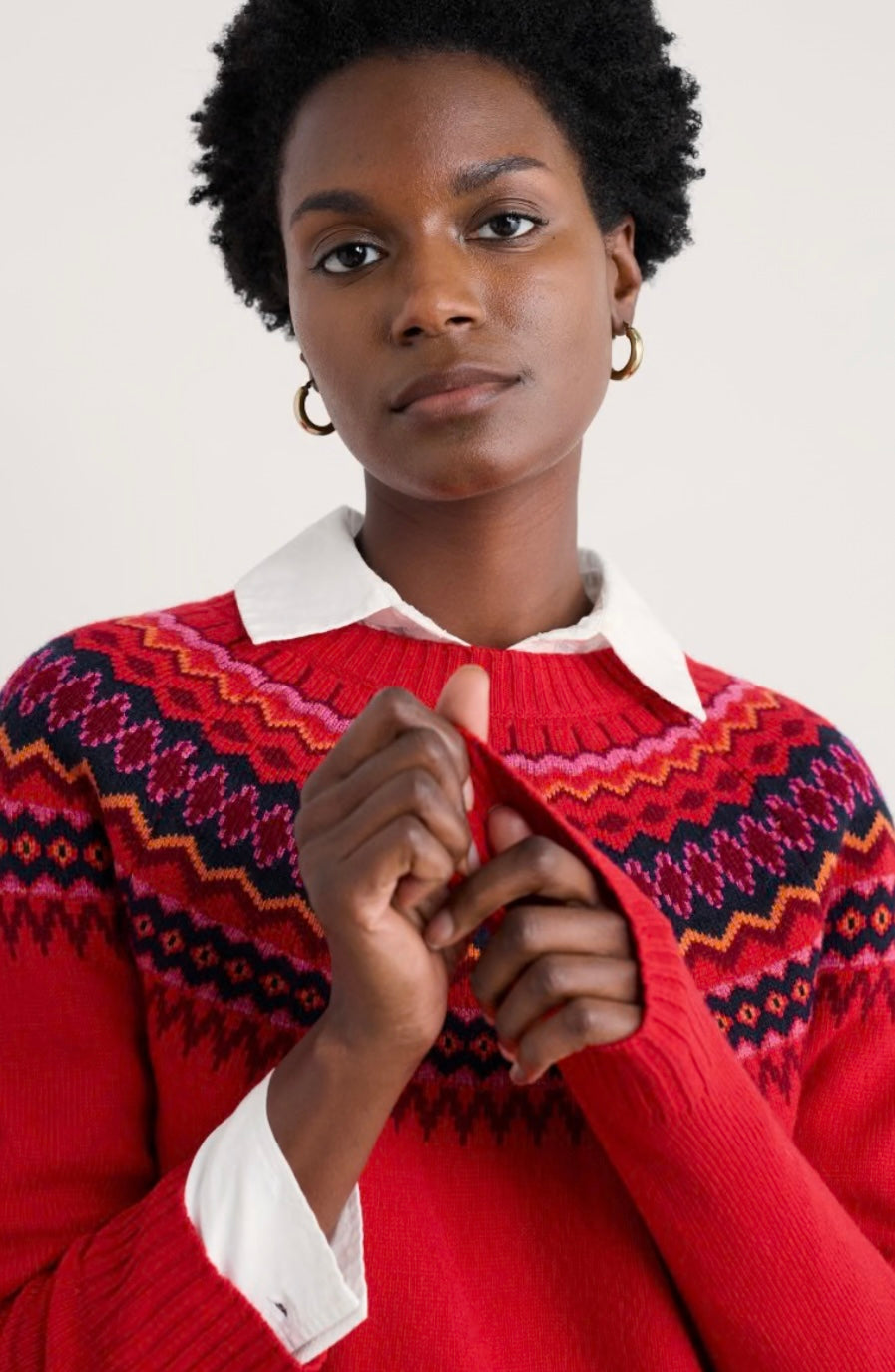 Seasalt Gurnard’s Head Fairisle Jumper in Lambswool