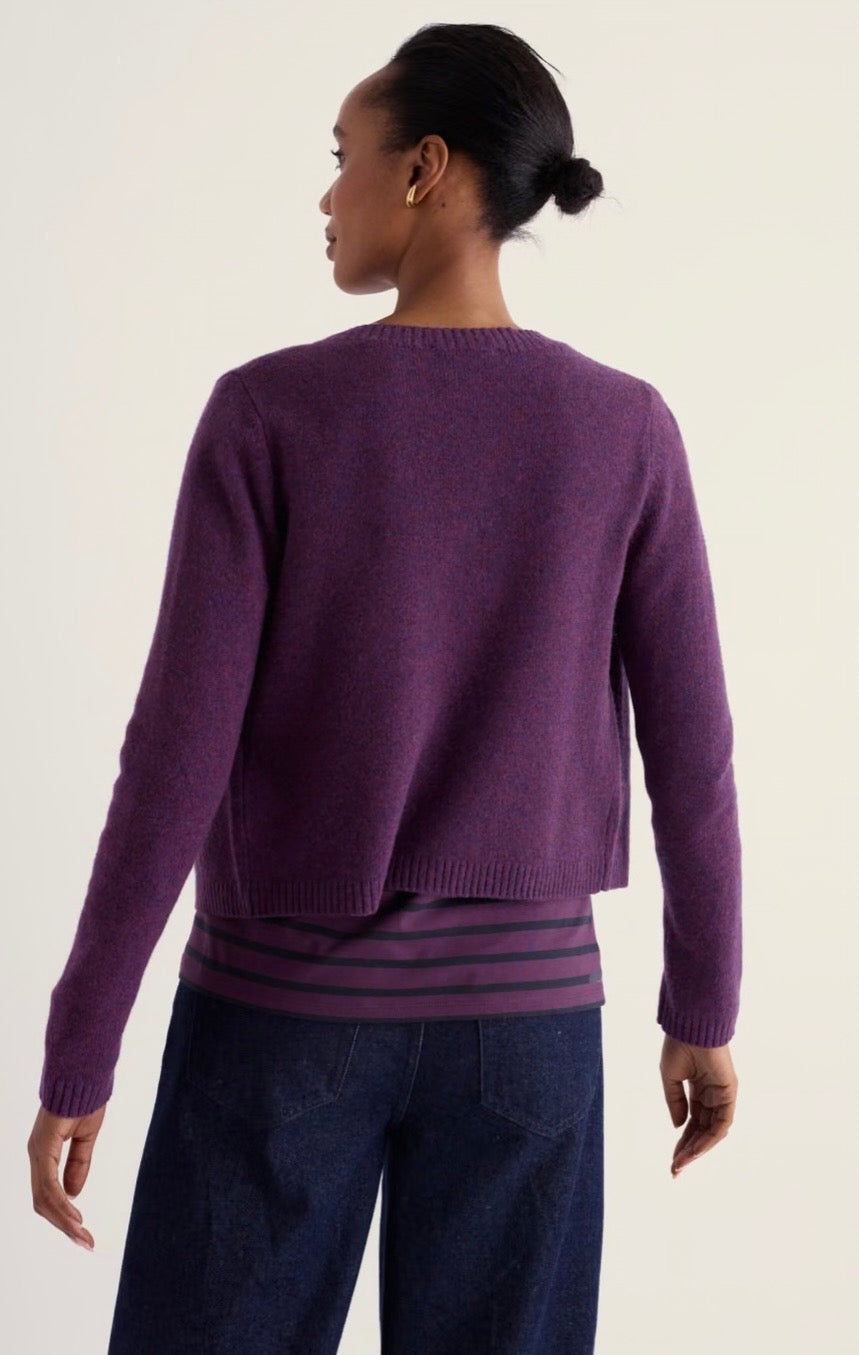 Seasalt Tern Tide Cardigan Loganberry