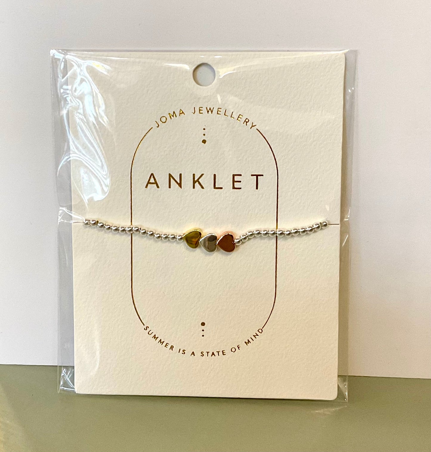 Gold/Silver/Rose Gold Anklet (Silver Plated)