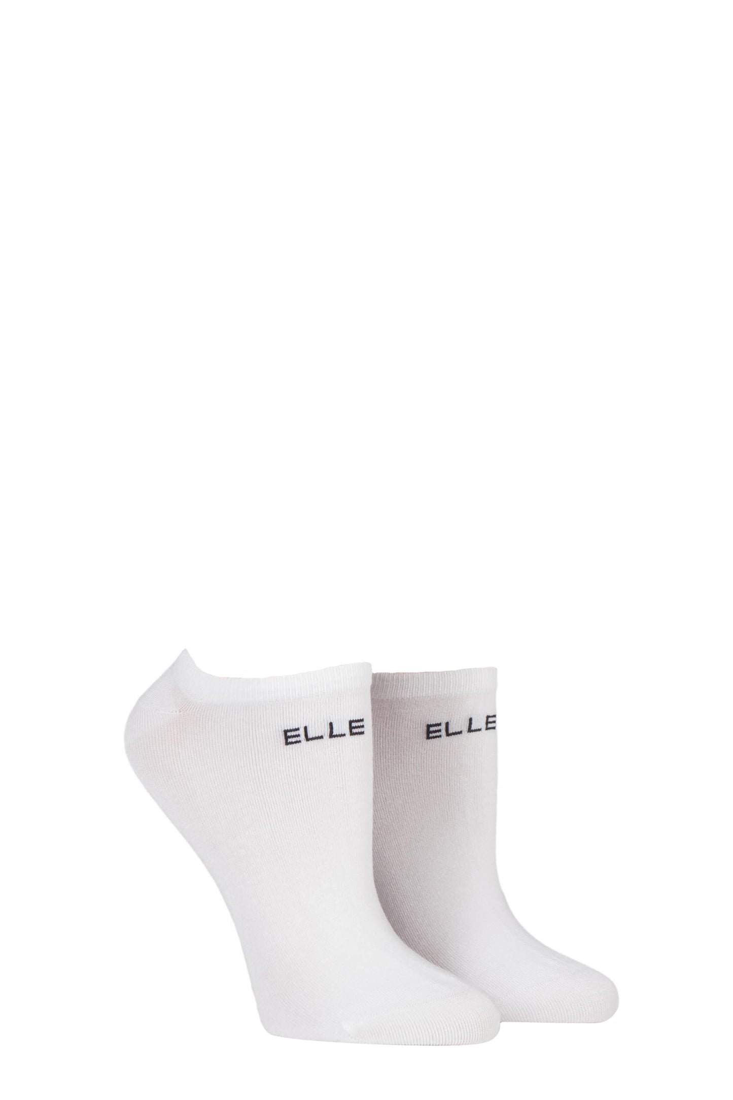 Elle Bamboo No-Show Socks 2 Pair