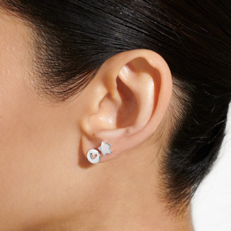 Joma Jewellery Life's A Charm Silver plated "Birthday" Earrings