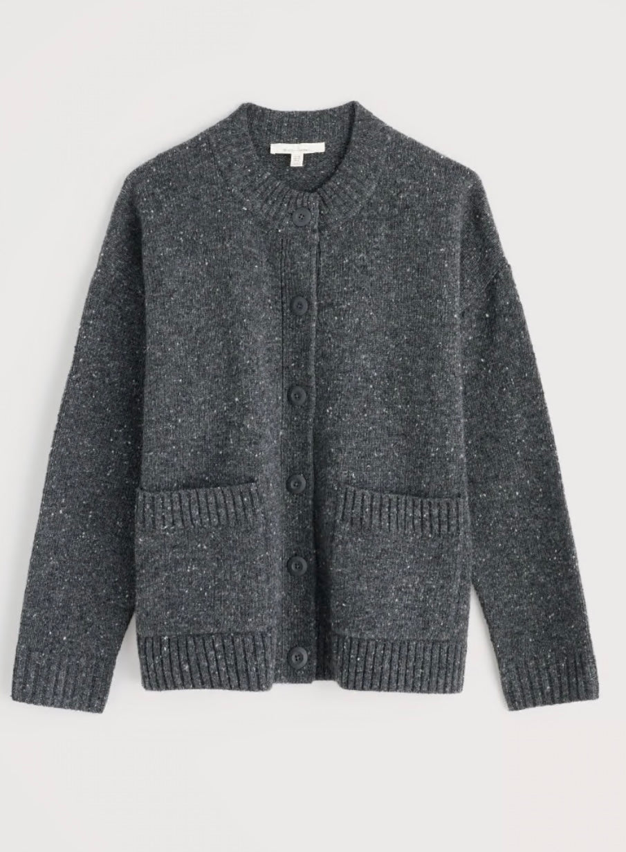 Seasalt Harbour Sands Chunky Neck Cardigan