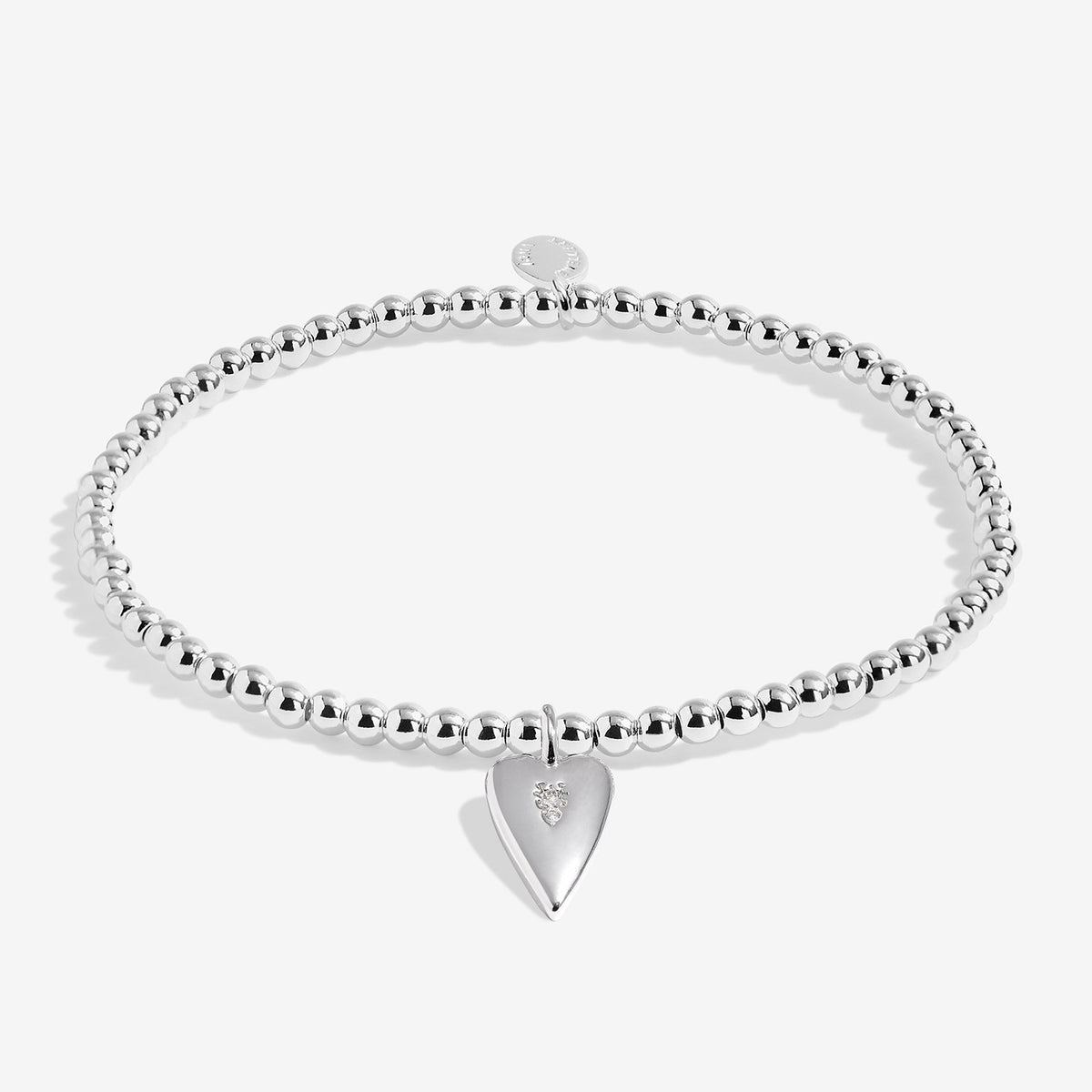 Joma Christmas A Little 'Merry Christmas Wonderful Mum' Bracelet In Silver Plating