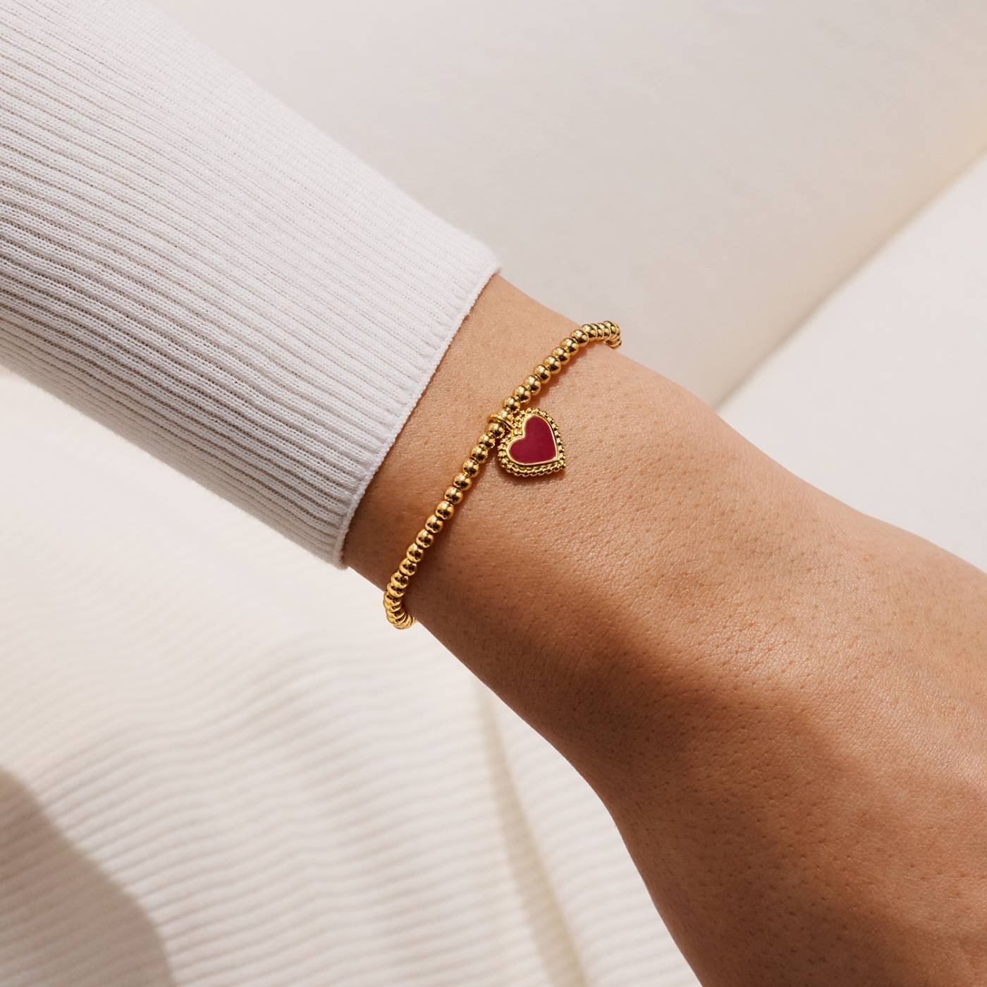 Joma Jewellery Autumn's Calling A Little 'Sending Hugs' Bracelet In Gold Plating