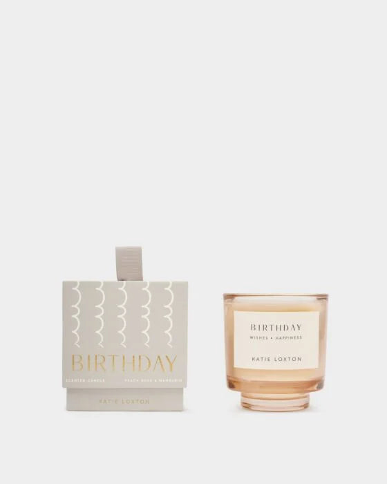 Katie Loxton Sentiment Candle ‘Birthday’