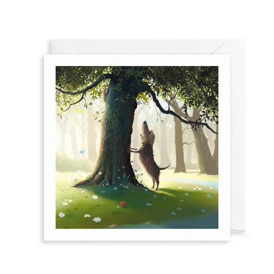 Toby the Dog Card Dog Park