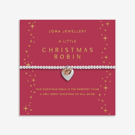 Joma Jewellery A Little Christmas Robin Bracelet