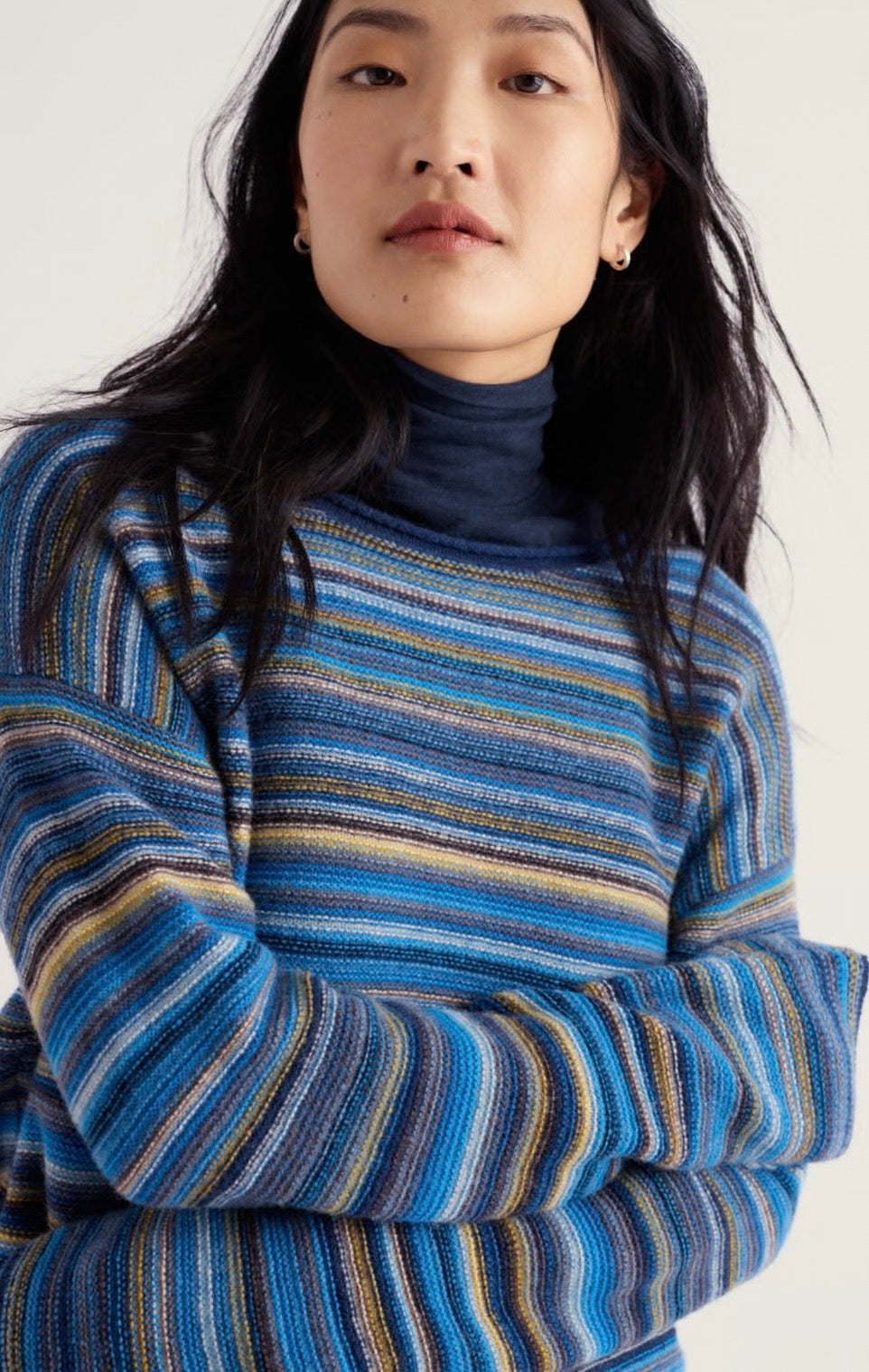 Fruity Jumper Ripple Marks Bright Marine Mix