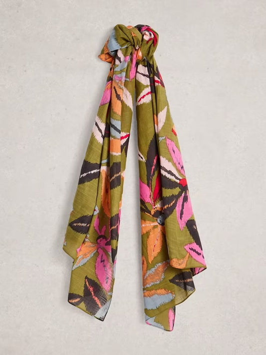 White Stuff Callie Printed Scarf