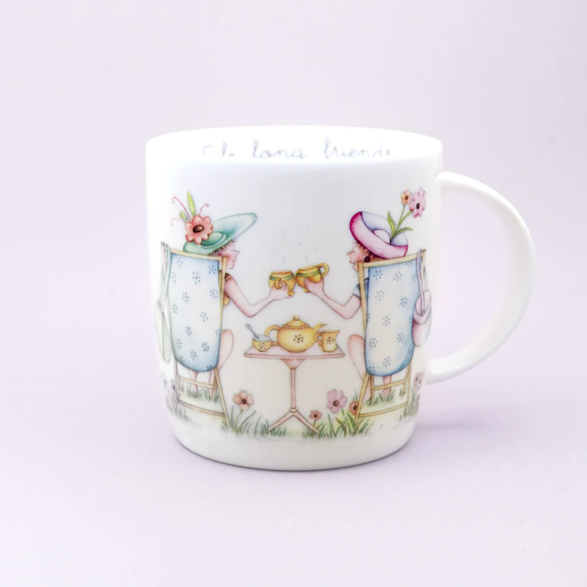 Berni Parker  Fine China Mug Life Long Friends