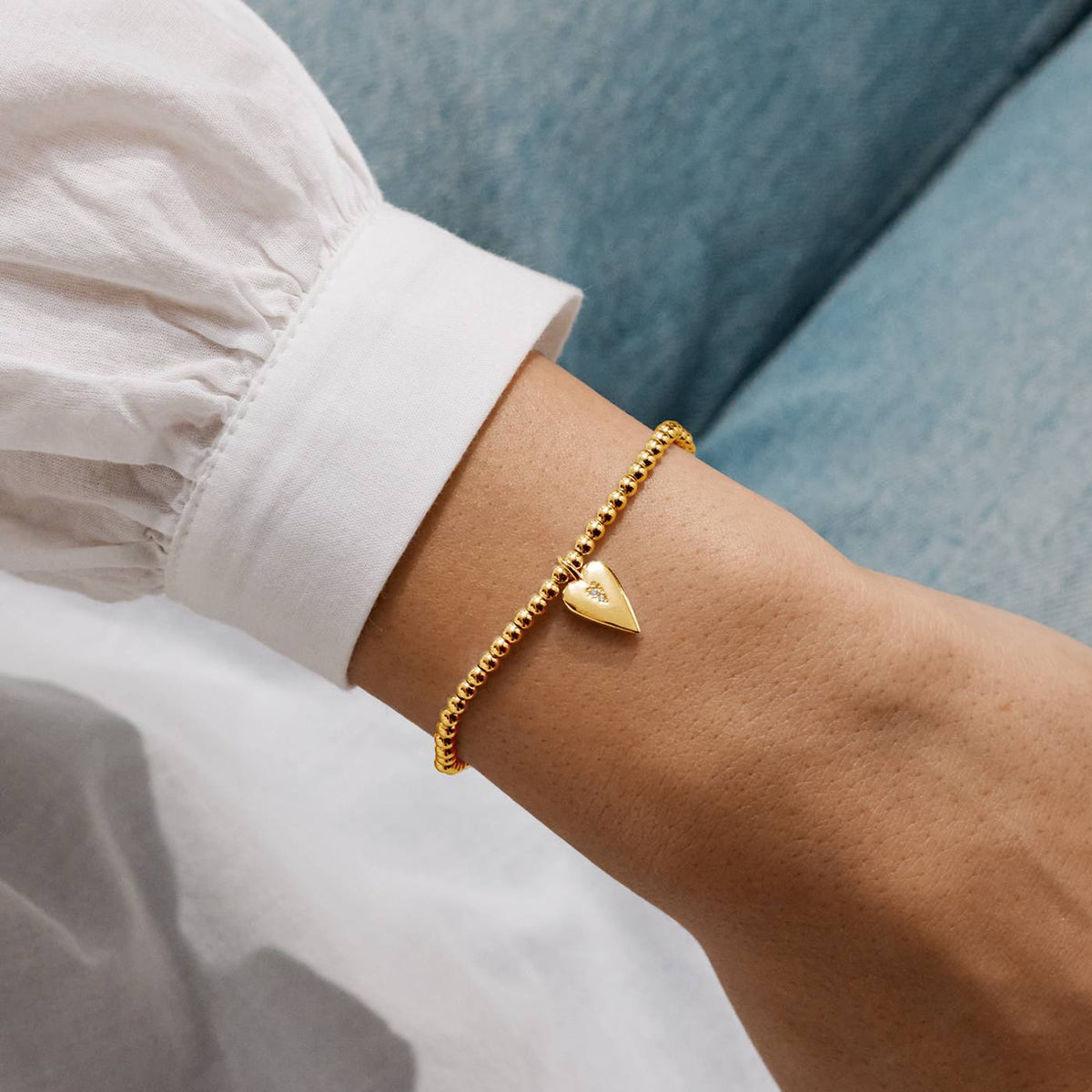 Joma Christmas A Little 'Merry Christmas Wonderful Mum' Bracelet In Gold Plating