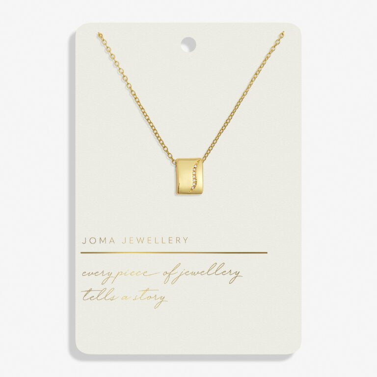 Joma Jewellery Style Stories Pavé Tag Necklace