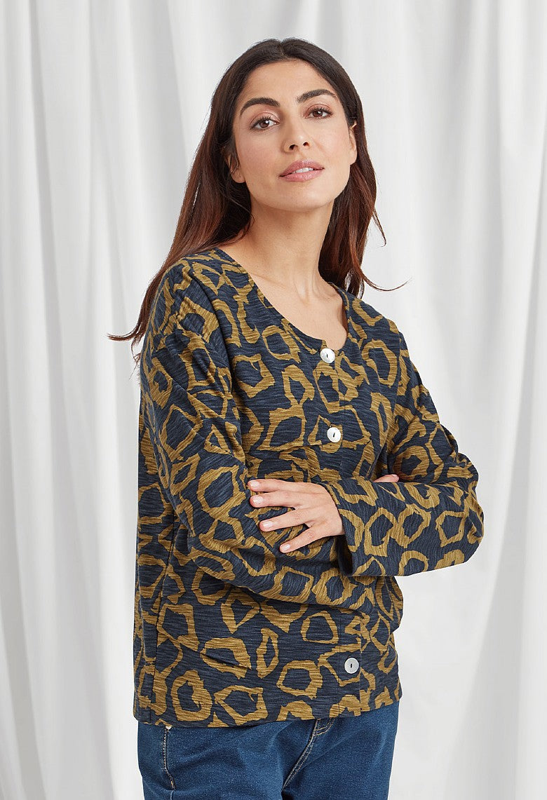 Adini Solace Print Kari Jacket Top