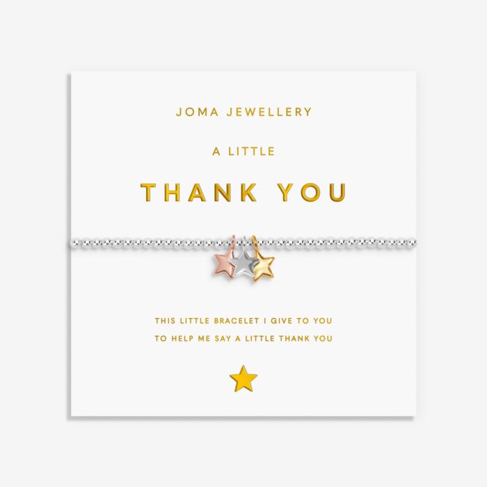 Joma Jewellery A Little Charmed Moments ‘Thank You’ Bracelet