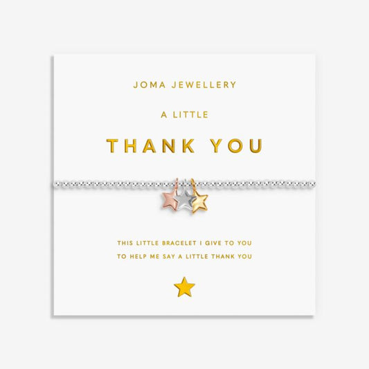 Joma Jewellery A Little Charmed Moments ‘Thank You’ Bracelet