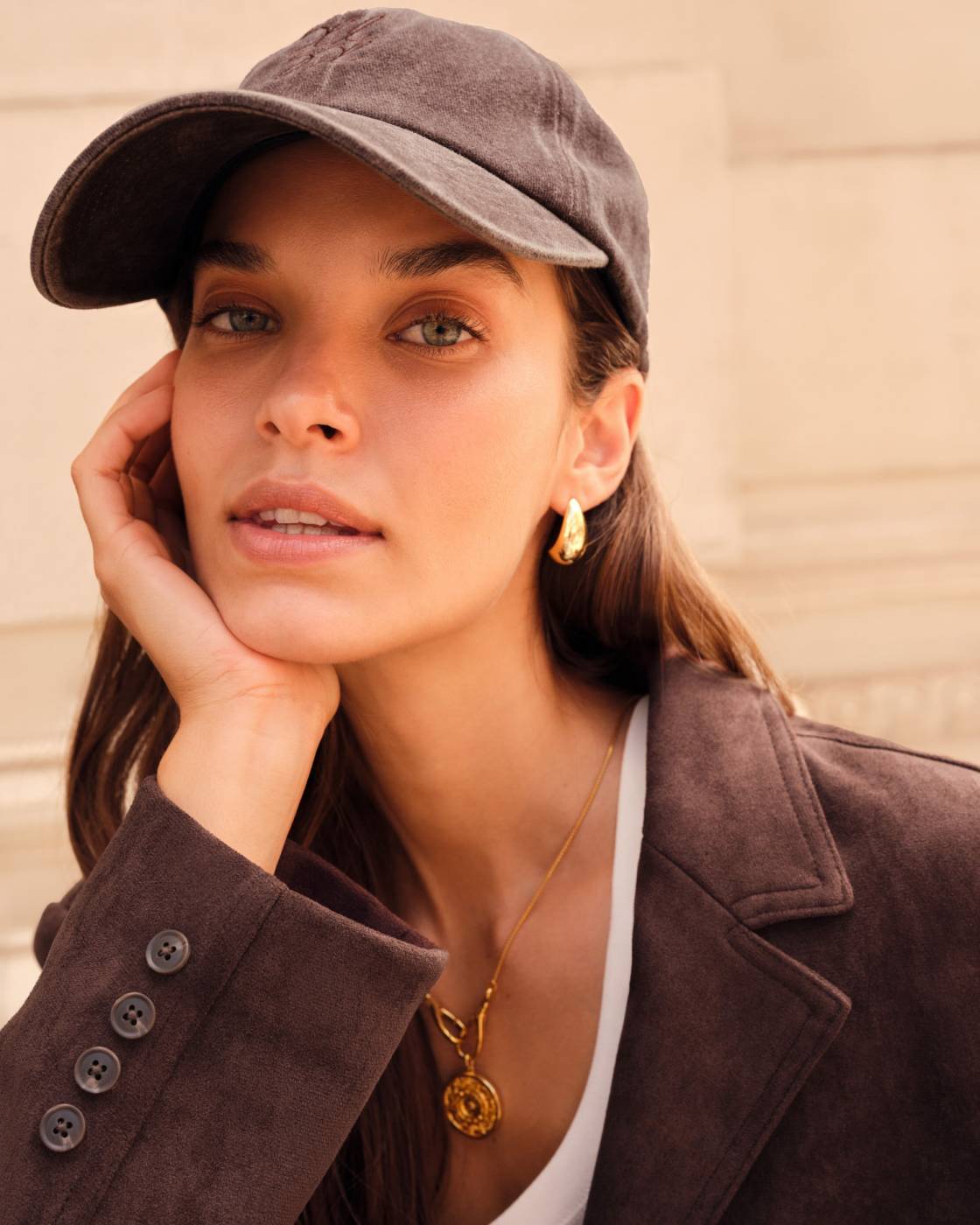 Katie Loxton Embroidered Cotton Cap