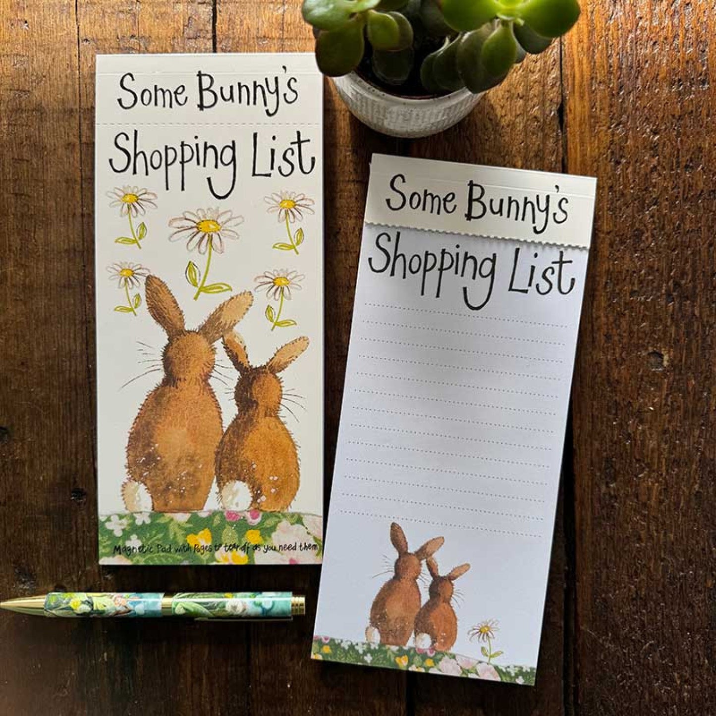 Alex Clark Some Bunny Magnetic To Do List