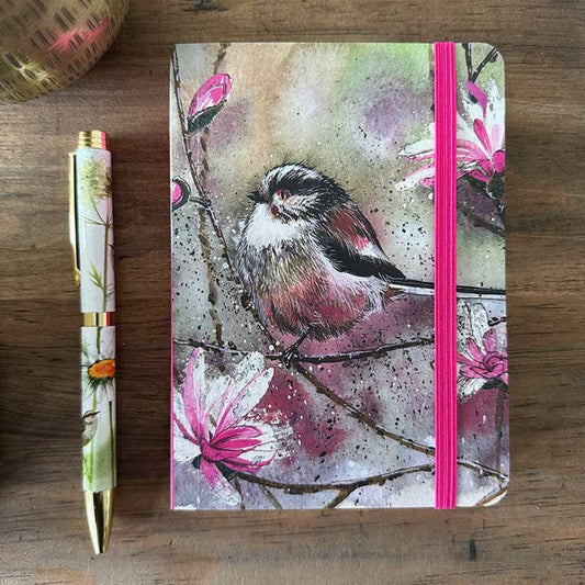 Alex Clark Long Tailed Tit Small Chunky Notebook