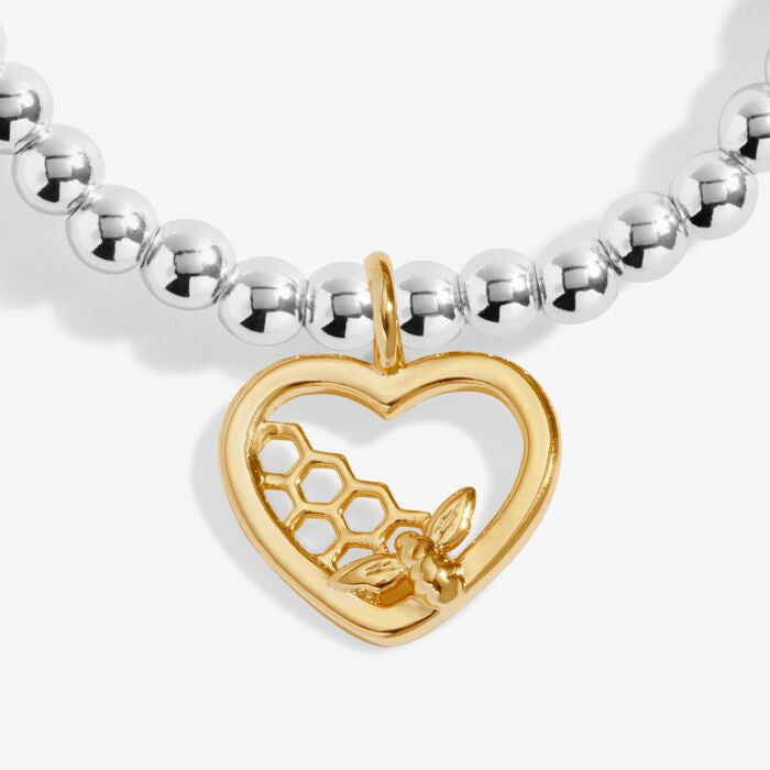 Joma Jewellery A little ‘Make Today Bee-utiful’ Silver Plated Bracelet
