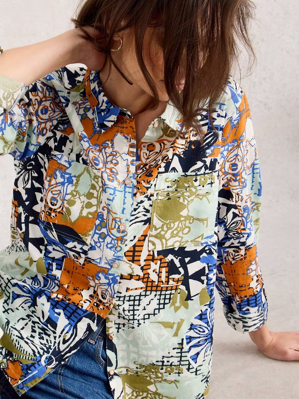 White Stuff Sophie Organic Cotton Shirt