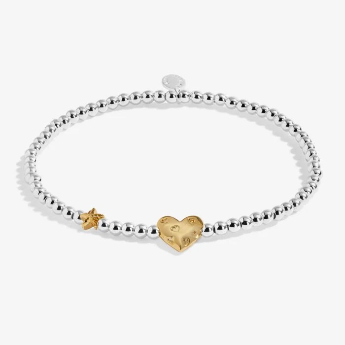 Joma Jewellery Birth Month A Little 'July' Bracelet in Silver and Gold Plating