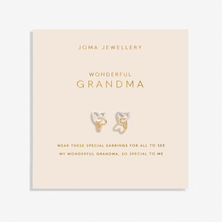 Joma Jewellery Forever Yours “Wondeful Grandma" Earrings