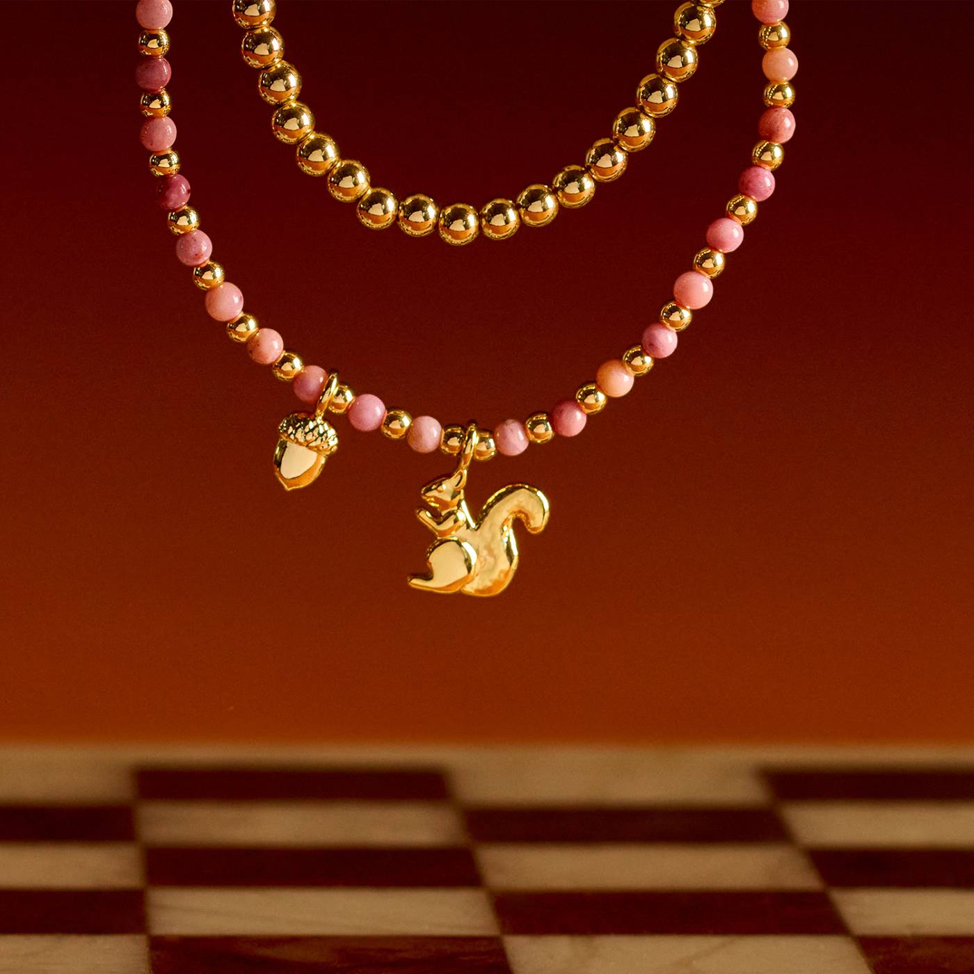 Joma Jewellery Autumn's Calling A Little 'Small But Mighty' Bracelet In Gold Plating