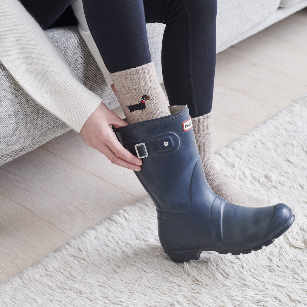 Sweet William Dachshund Dog Walker Socks