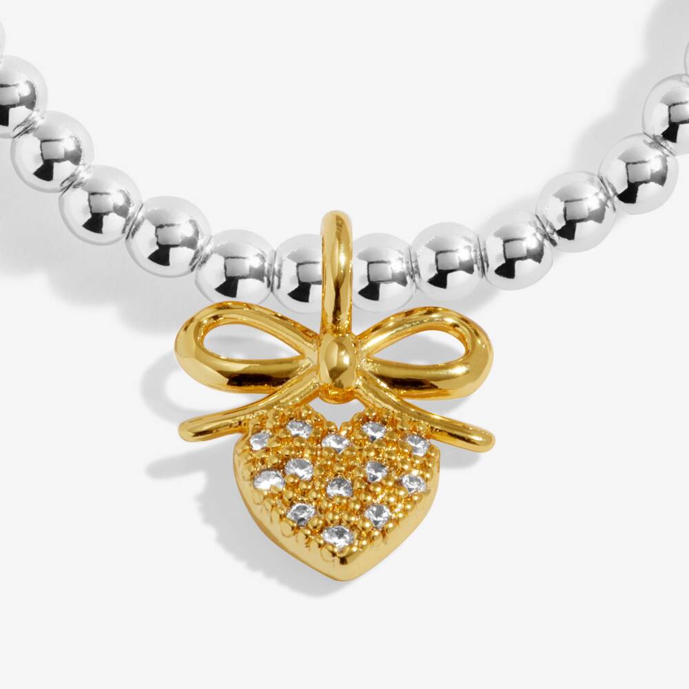Joma Jewellery Kids' A Little 'A Beautiful Birthday Girl' Bracelet