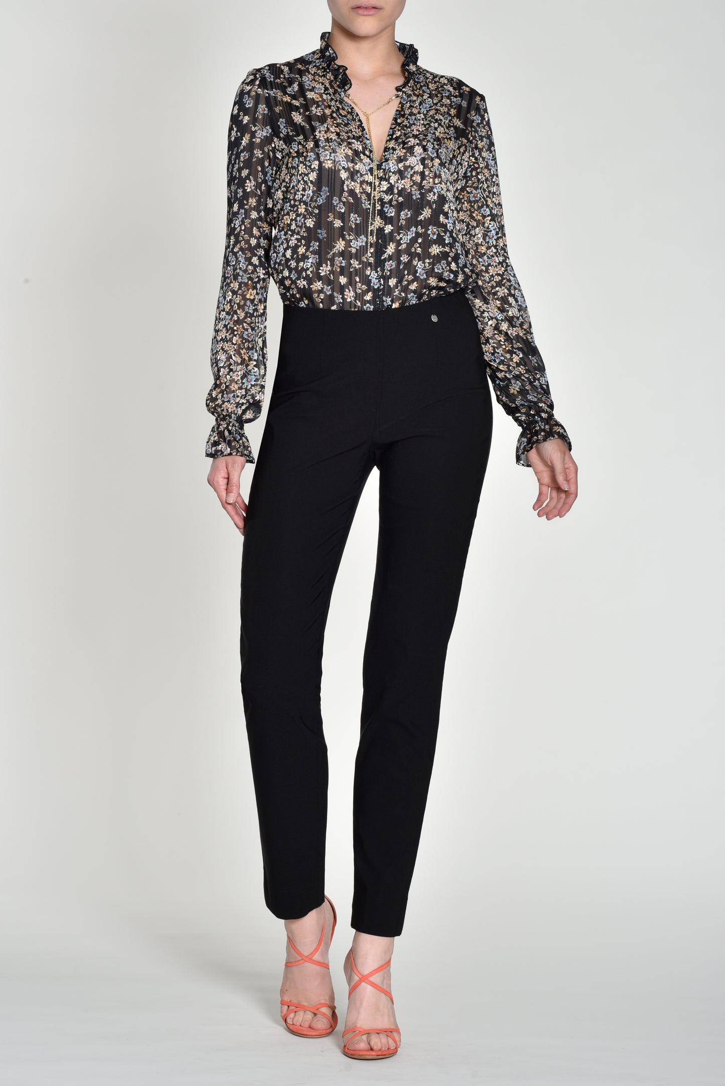 Robell Jeans 51639 Regular Length (Black Colour 90)