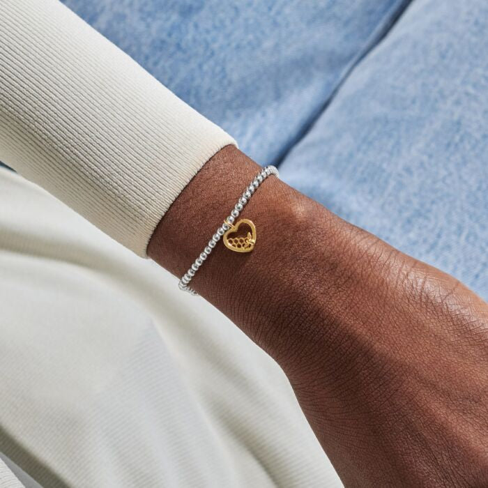 Joma Jewellery A little ‘Make Today Bee-utiful’ Silver Plated Bracelet