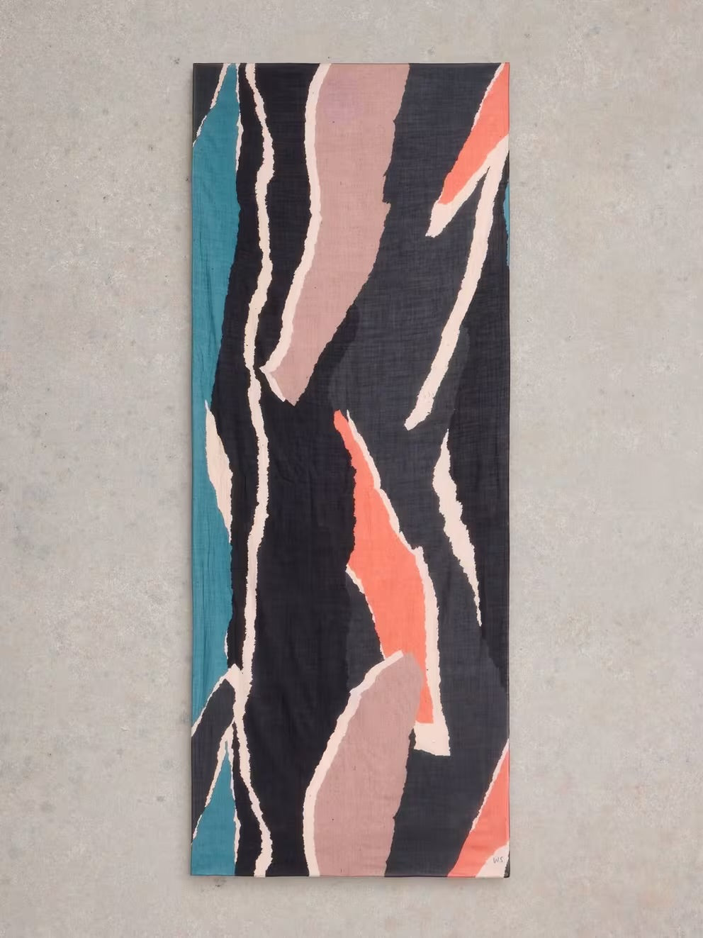 White Stuff Abstract Print Scarf