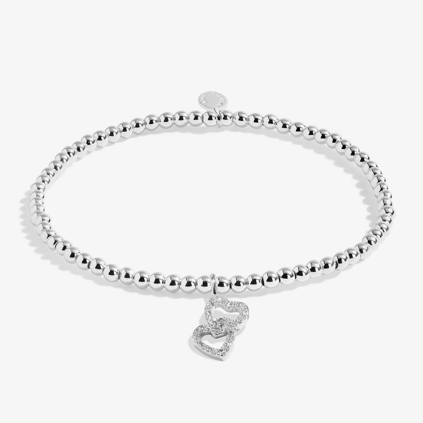 Joma Jewellery Confetti A Little 'Happy Birthday Friend' Bracelet In Silver Plating