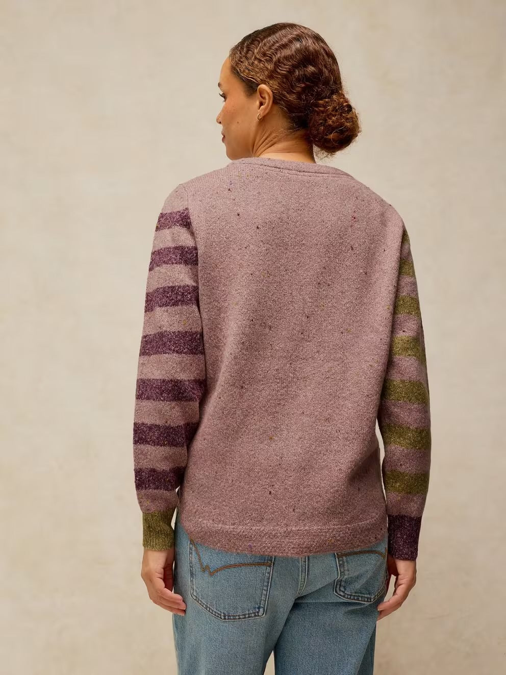 White Stuff Talia Nep Abstract Jumper