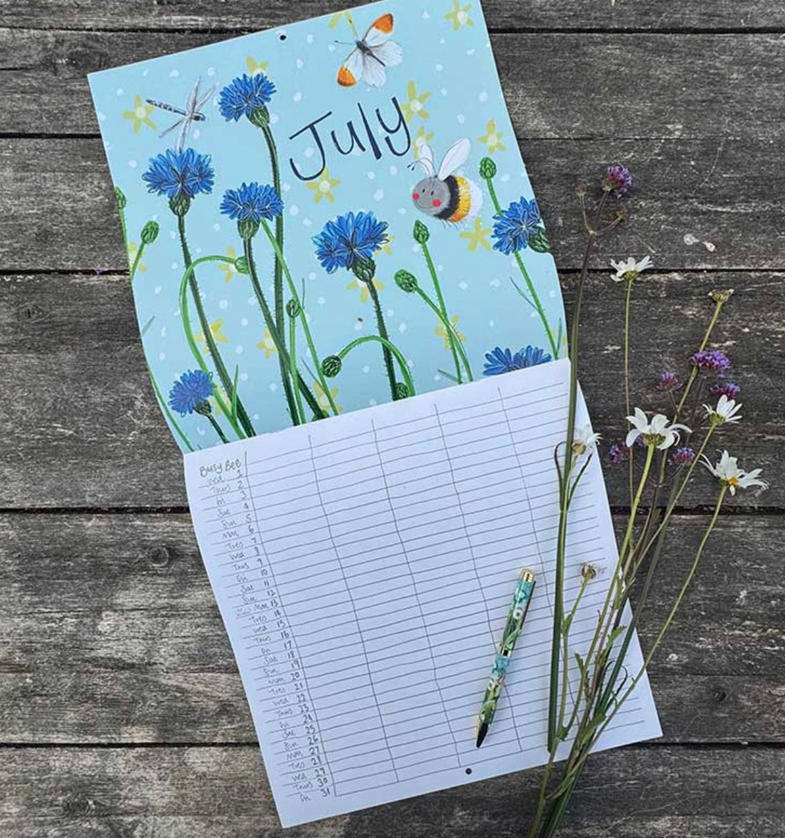 Alex Clark Busy Bees Family Calendar 2026