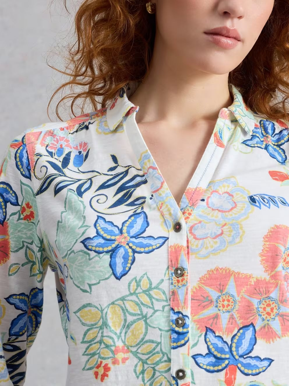 White Stuff Annie Jersey Shirt